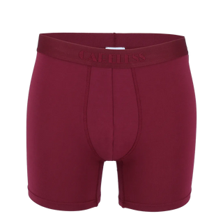 Careless Vegard Boksershorts long 2pk - Blågrønn / Burgunder