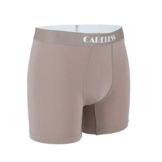 Careless Vegard Boksershorts long 2pk - Brun / Beige