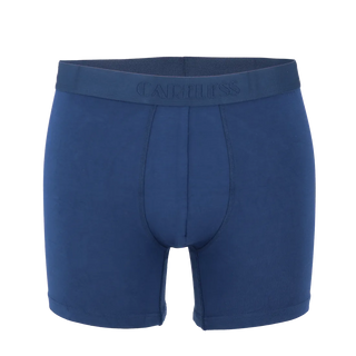 Careless Vegard Boksershorts long 2pk - Mørk blå / Blågrå
