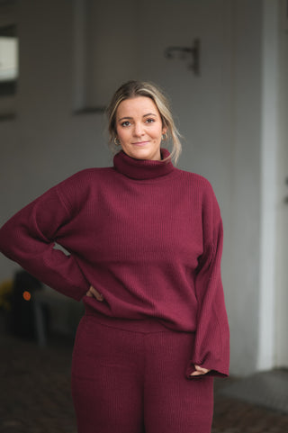 Careless Vilde genser - Burgunder