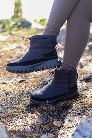 Careless Warm padded Boots - Black